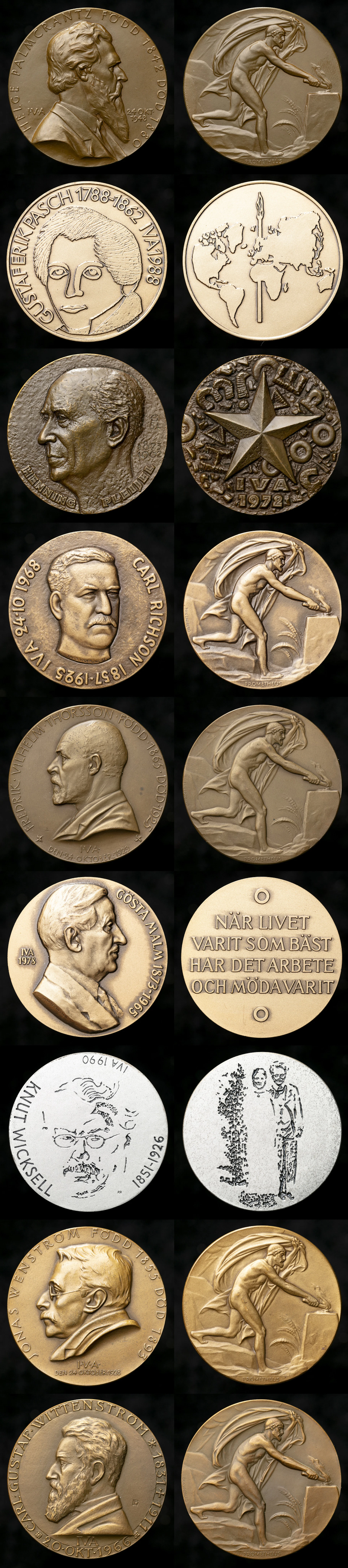 Ingenjörsvetenskapsakademien, Lot of 9.
