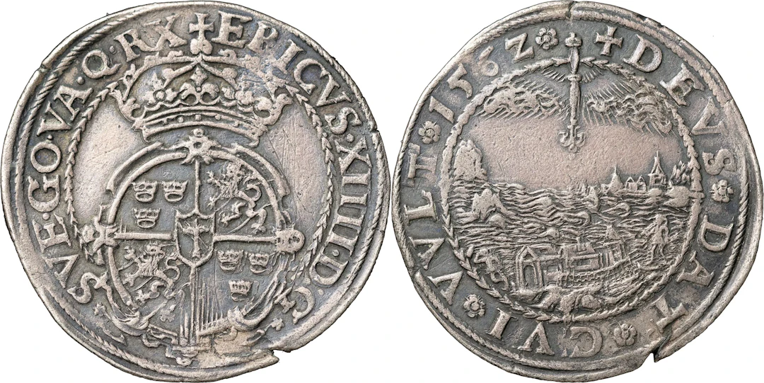 ERIK XIV (1560-1568). STOCKHOLM. 1 1/2 mark 1562