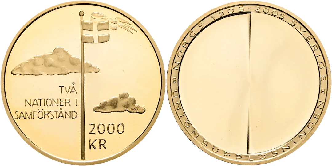 CARL XVI GUSTAF (1973 -). 2000 kronor 2005