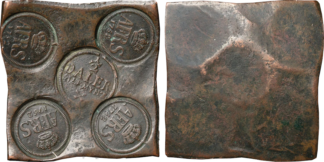 ADOLF FREDRIK (1751-1771). AVESTA. 1/2 daler SM 1752