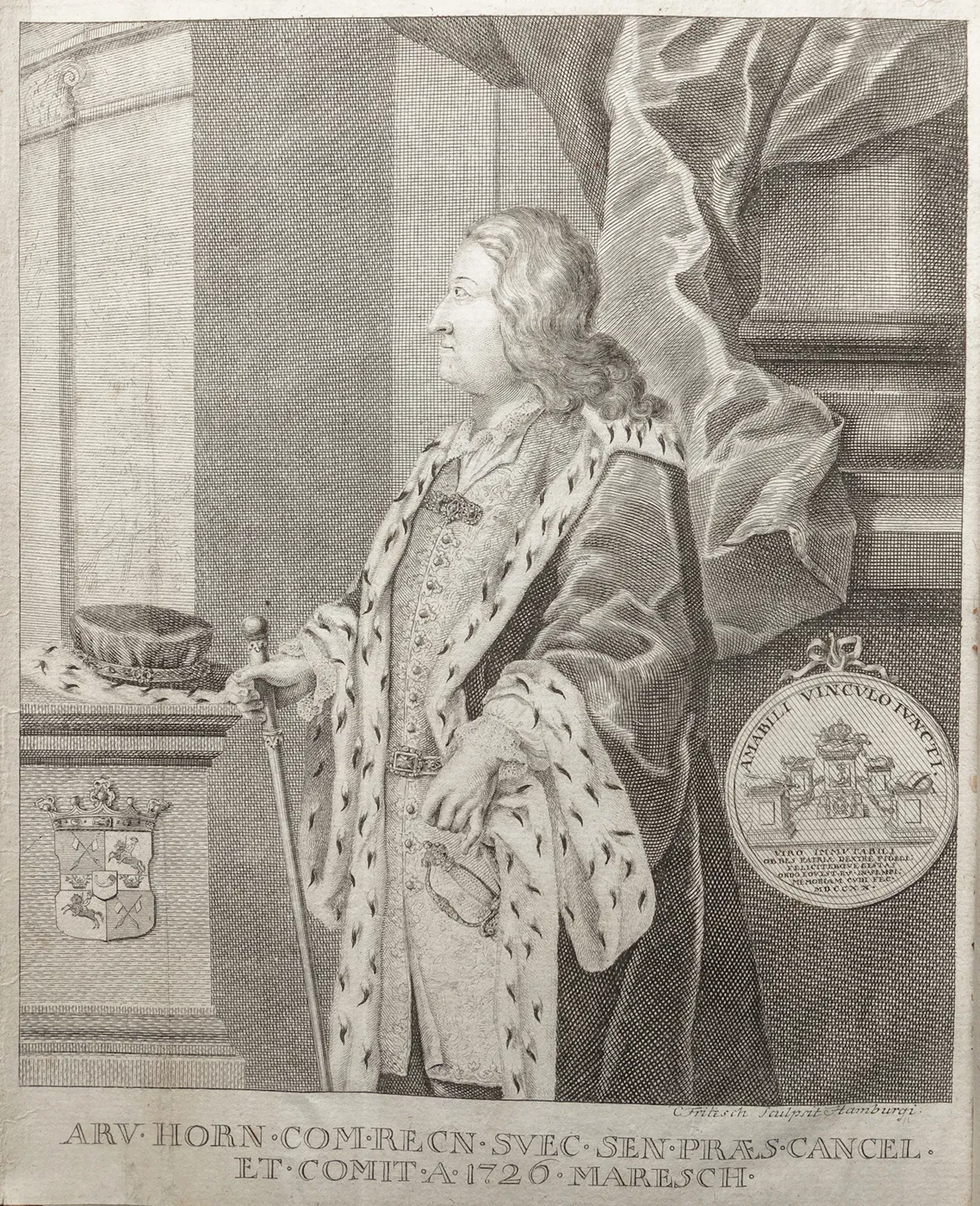 Nettelbladt, Christian von: Schwedische Bibliothek I-IV