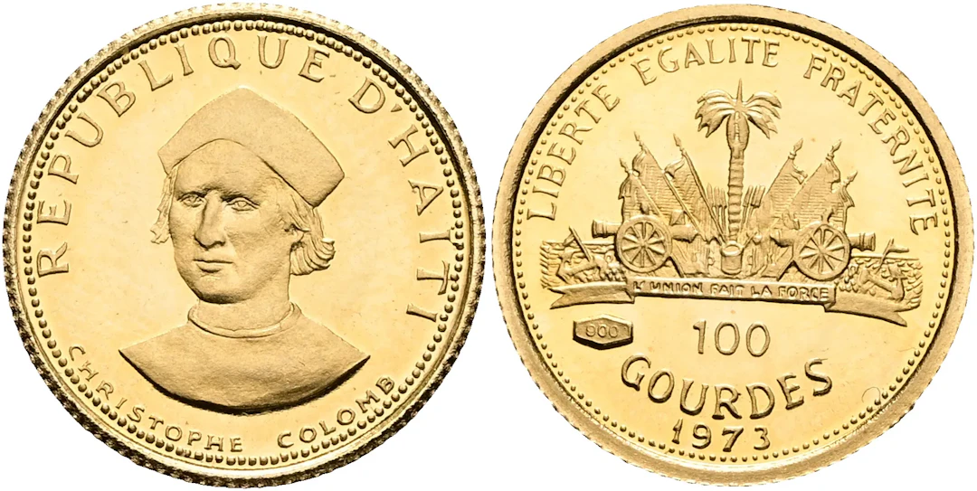 HAITI. 100 gourdes 1973