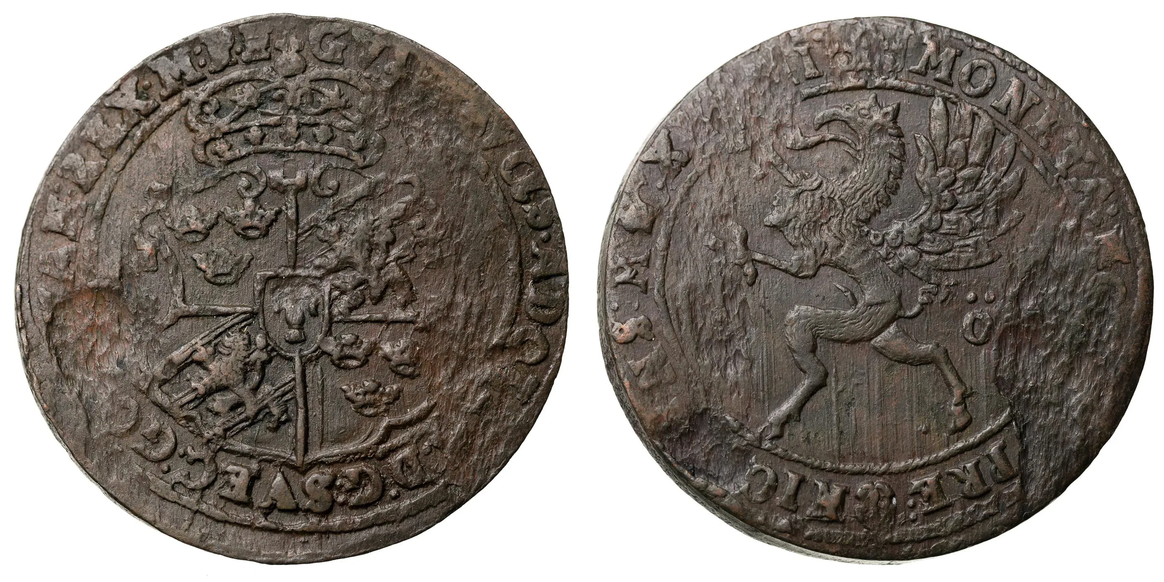 GUSTAV II ADOLF (1611-1632). Öre 1628
