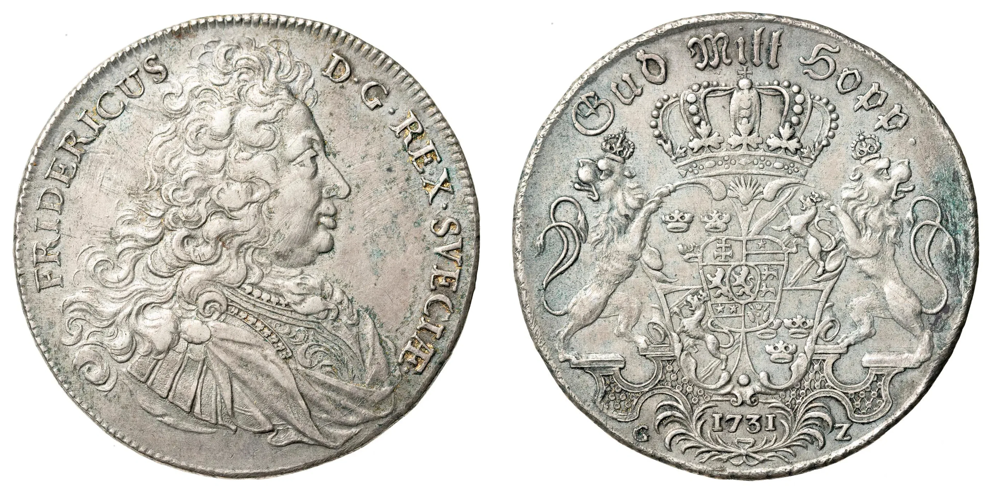 FREDRIK (1720-1751). Riksdaler 1731