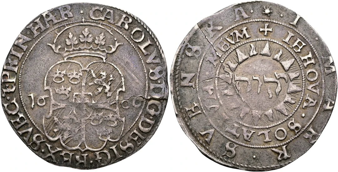 KARL IX (1604-1611). Mark 1606