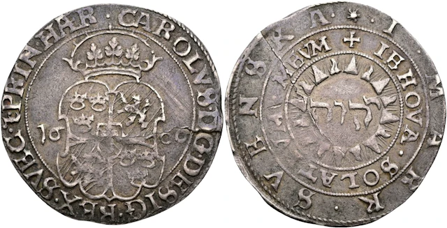 KARL IX (1604-1611). Mark 1606