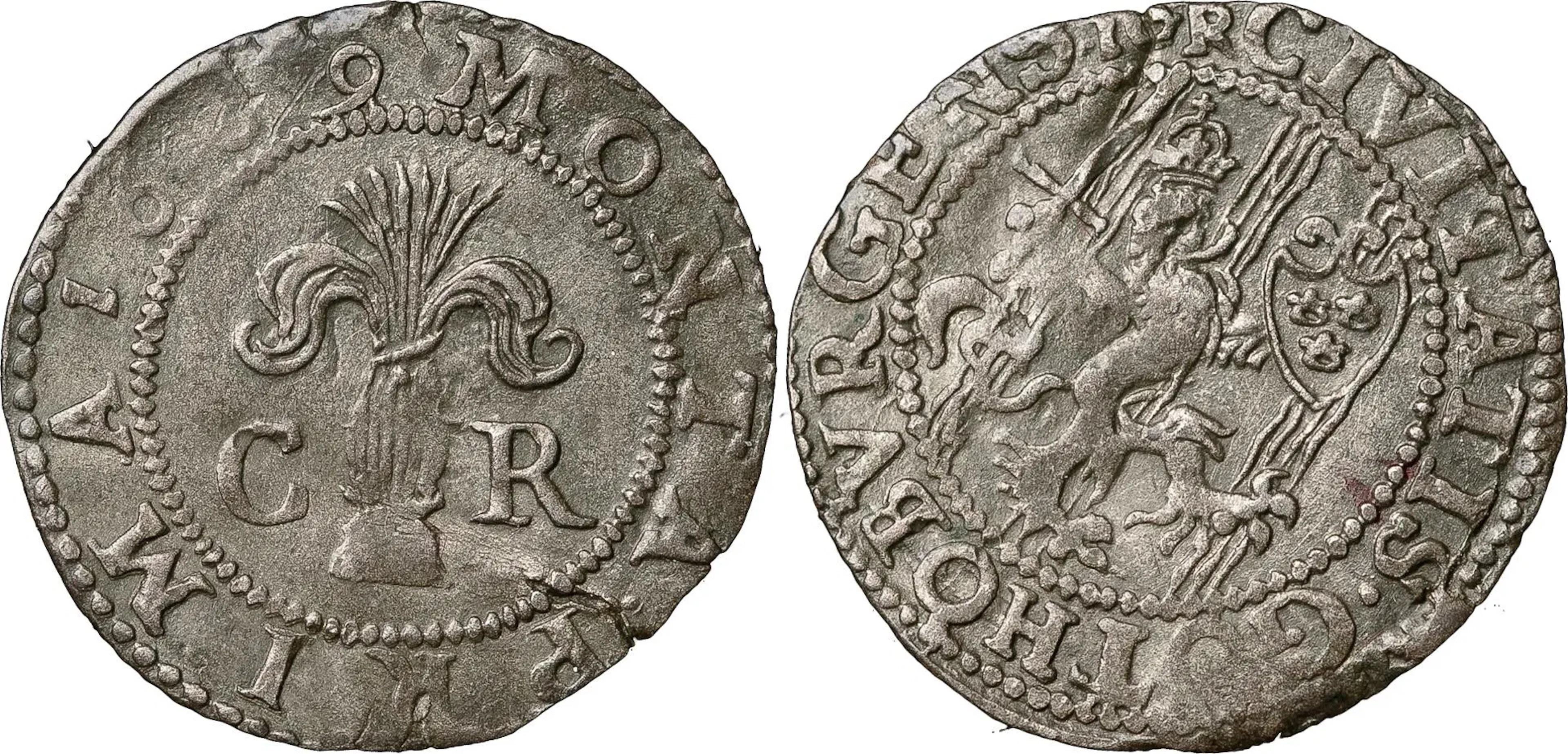 KARL IX (1604-1611). GÖTEBORG. Öre 1609