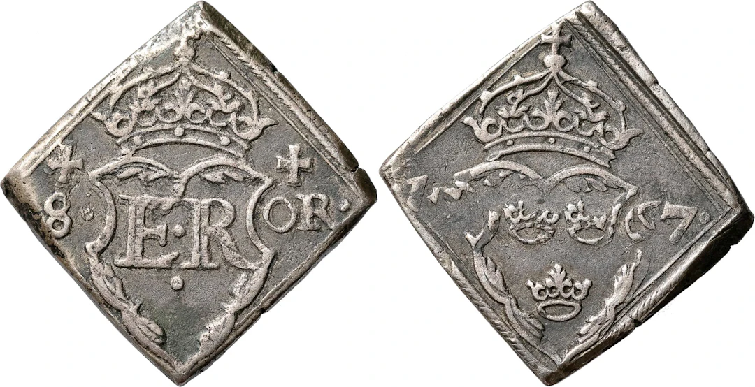 ERIK XIV (1560-1568). STOCKHOLM. 8 öre 1567