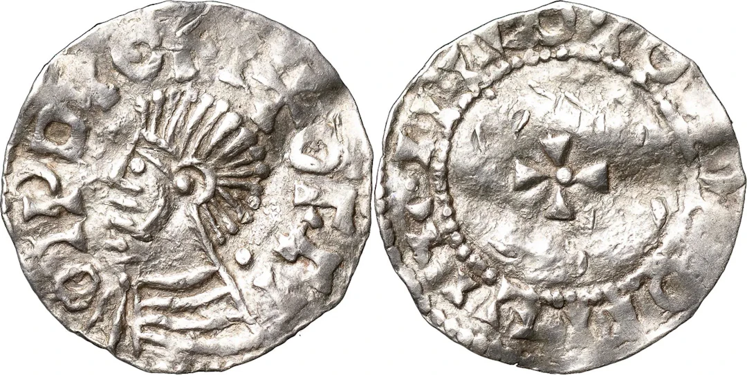 SKANDINAVISKA IMITATIONER. SIGTUNA. Penning. Imitation av Æthelred