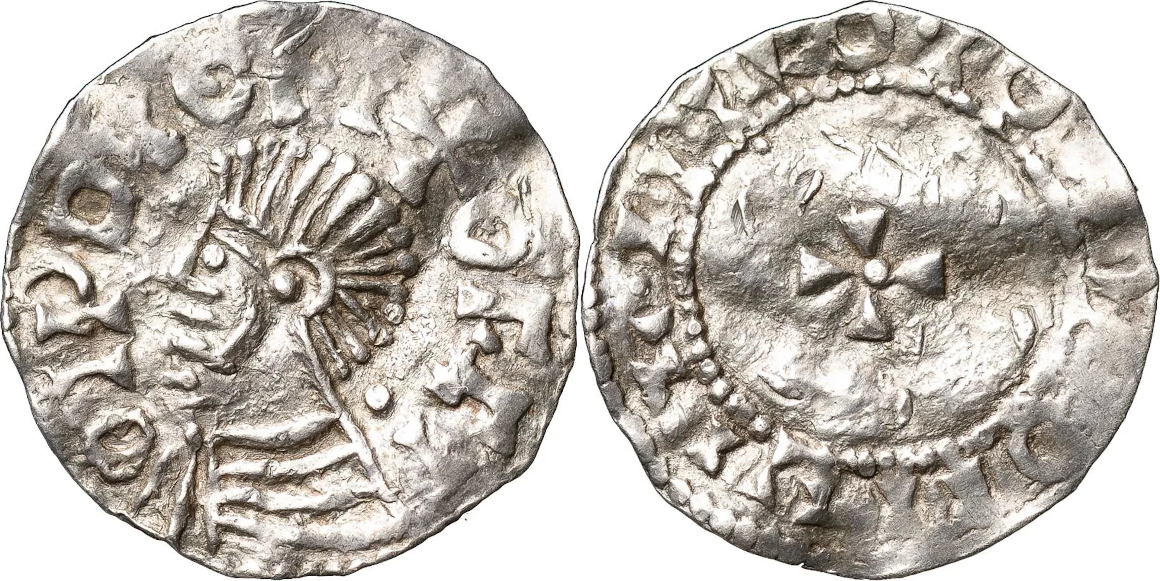 SKANDINAVISKA IMITATIONER. SIGTUNA. Penning. Imitation av Æthelred