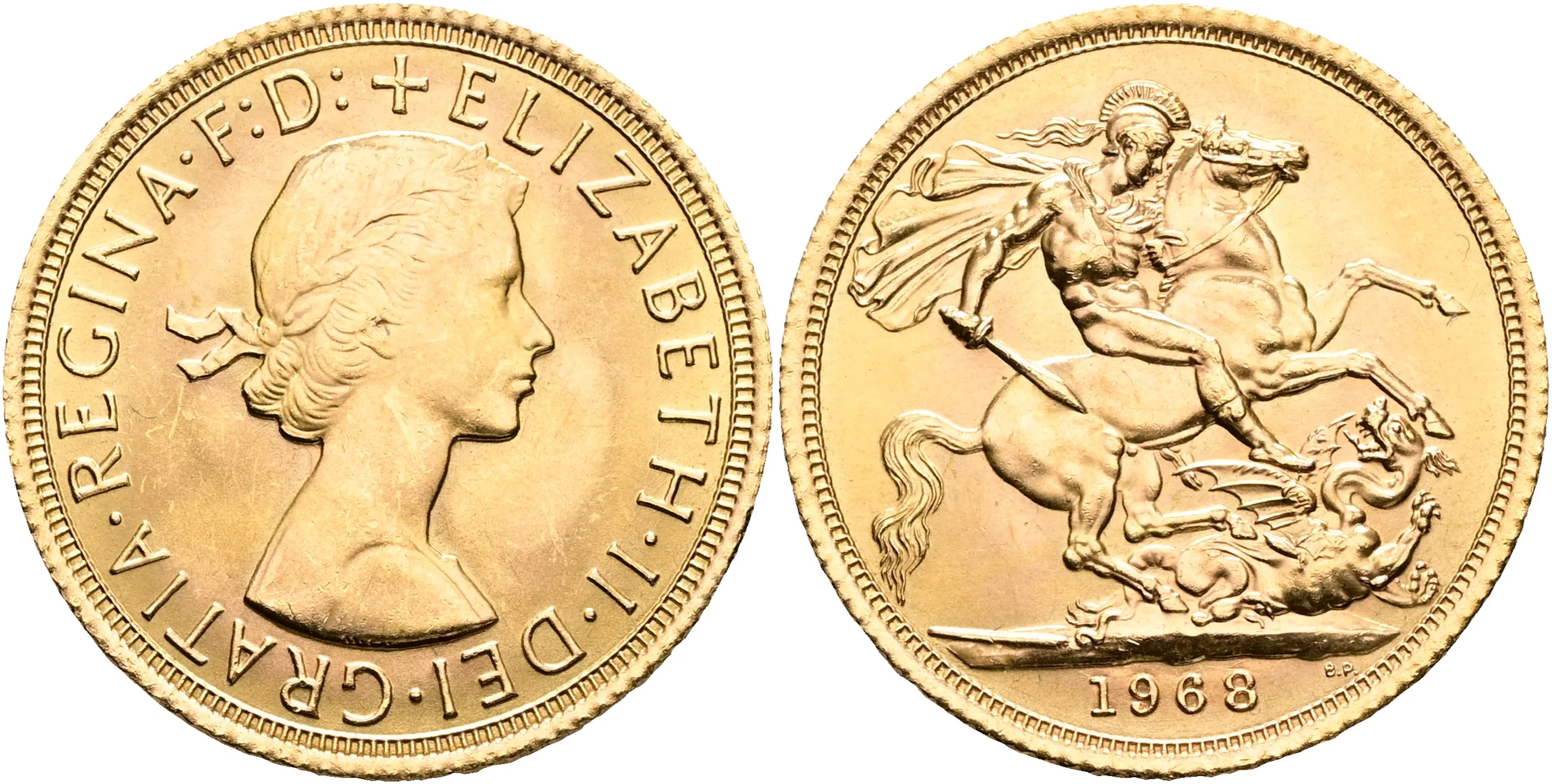 STORBRITANNIEN / GREAT BRITAIN. Sovereign 1968