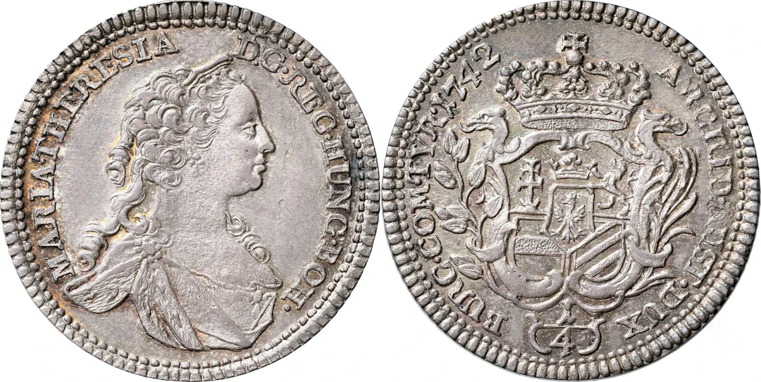 Maria Theresia (1740-1780). 1/4 taler 1742