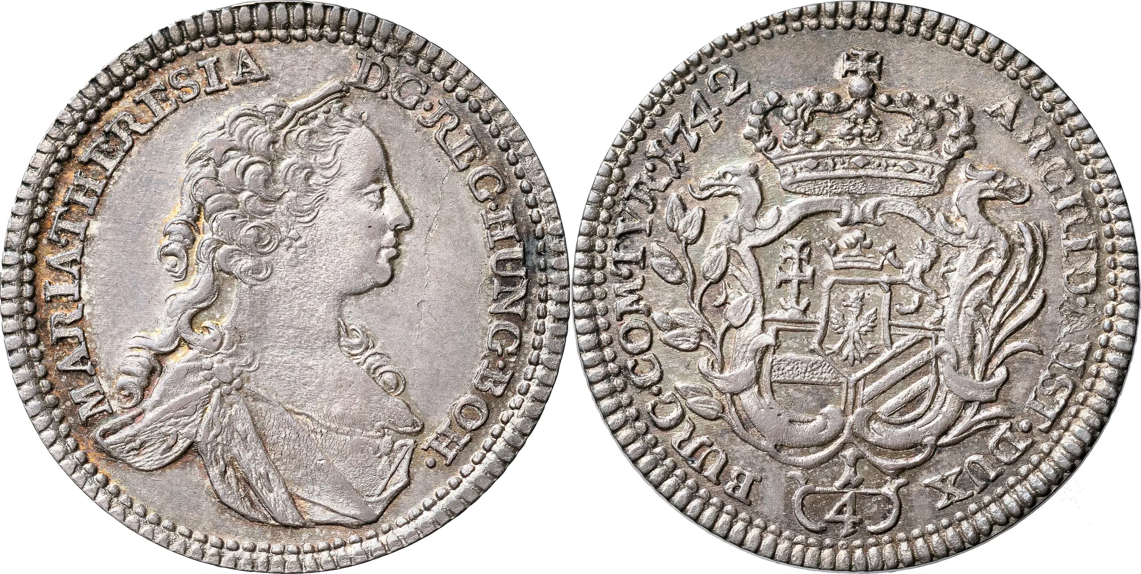 Maria Theresia (1740-1780). 1/4 taler 1742