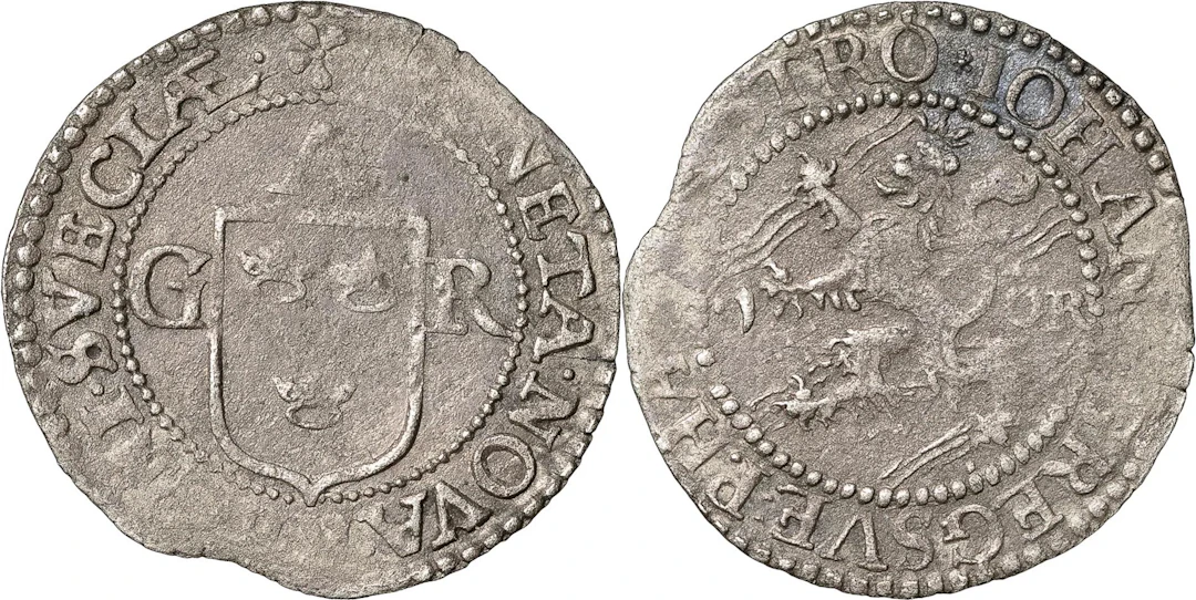 JOHAN, HERTIG AV ÖSTERGÖTLAND (1606-1618). SÖDERKÖPING. Öre utan årtal