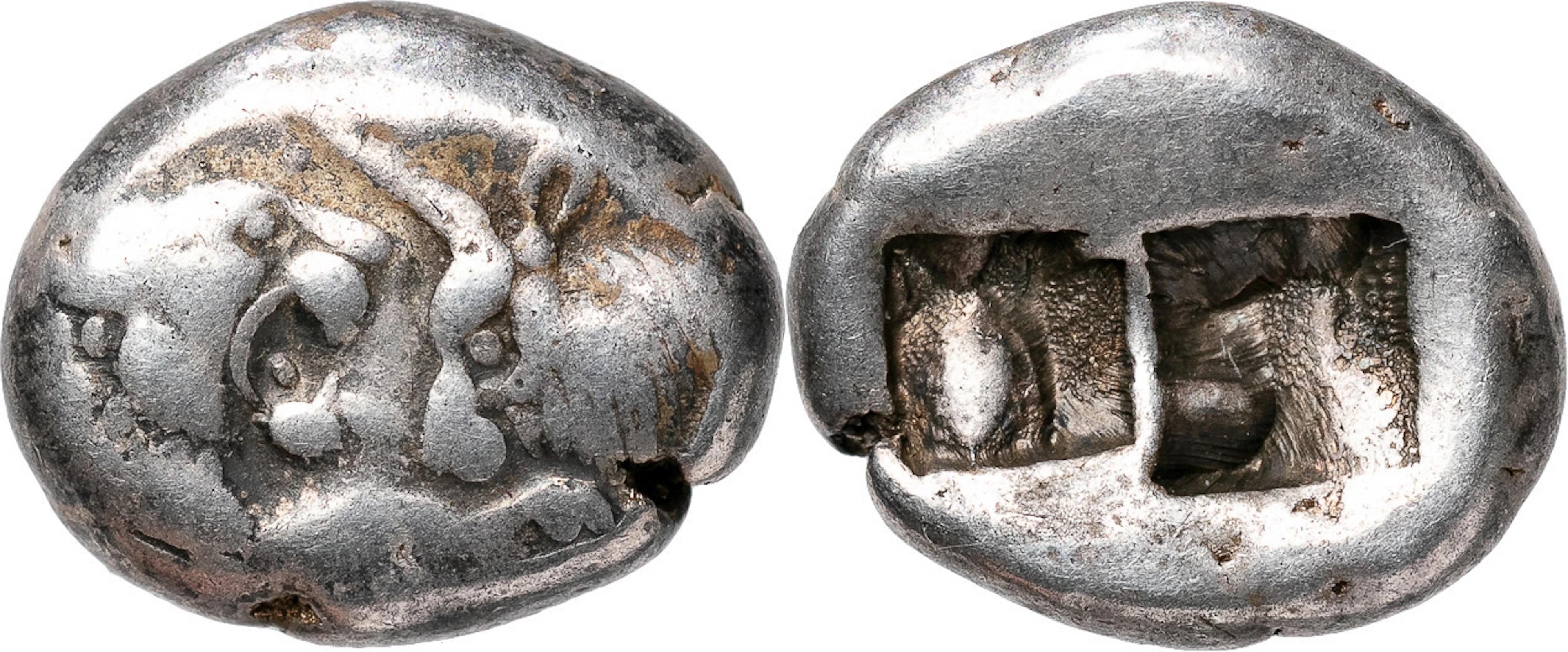 GREKISKA MYNT / GREEK COINS. LYDIA. Time of Kroisos (560-546 B.C.).