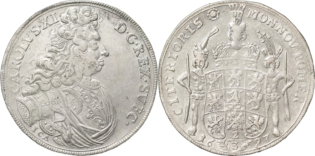 KARL XI (1660-1697). POMMERN. STETTIN