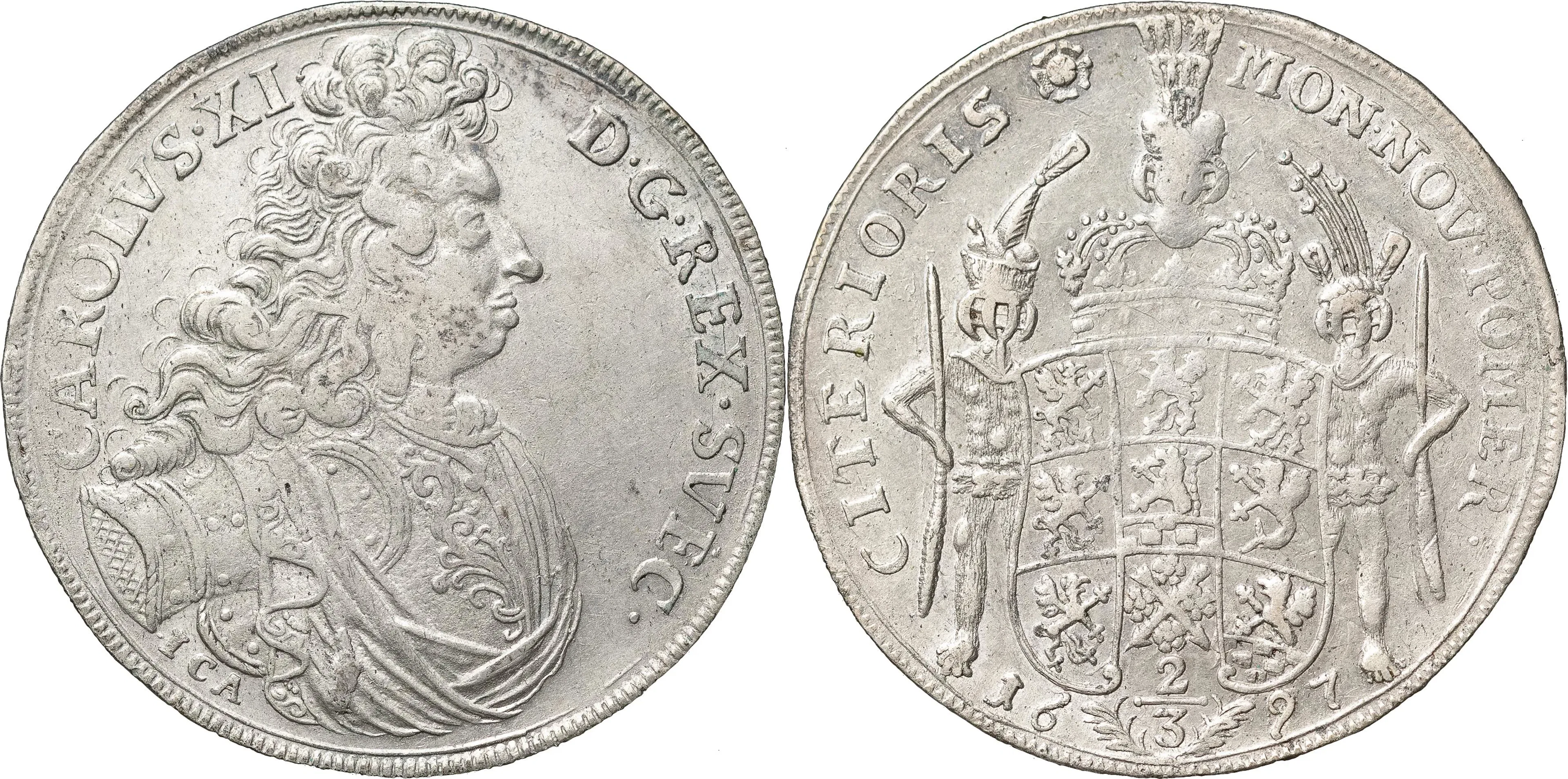 KARL XI (1660-1697). POMMERN. STETTIN