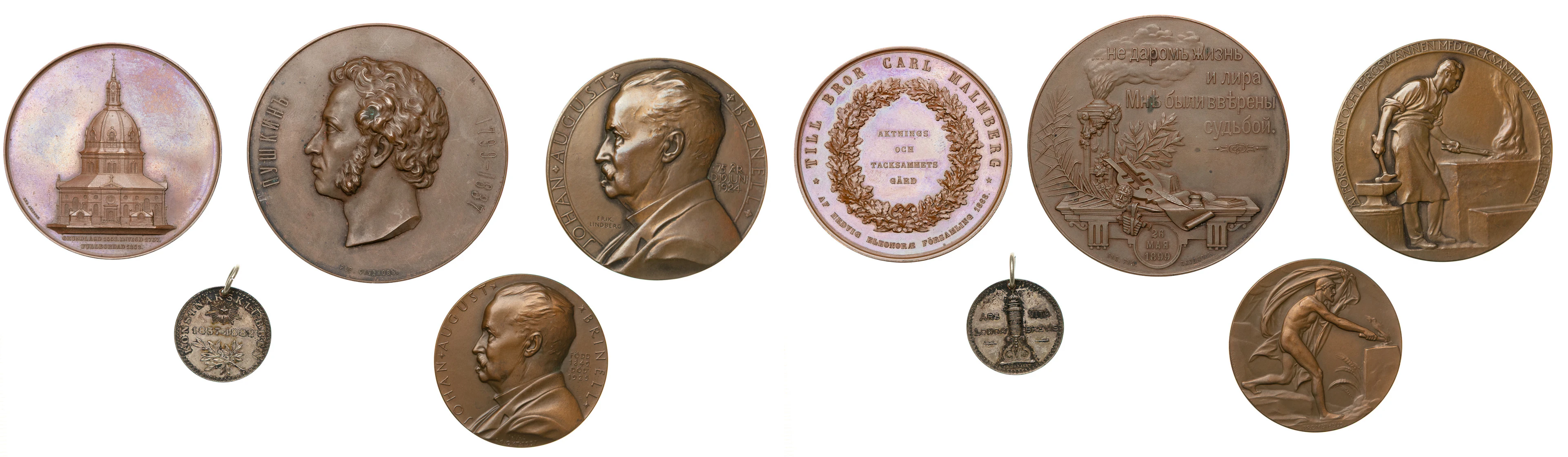 Personmedaljer, Lot of 5.