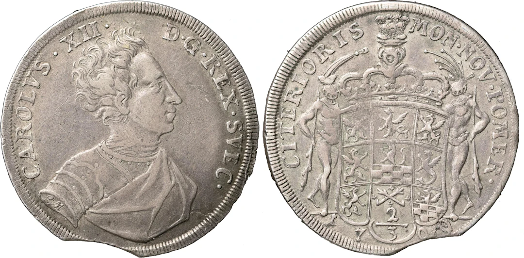 KARL XII (1697-1718). POMMERN. STETTIN