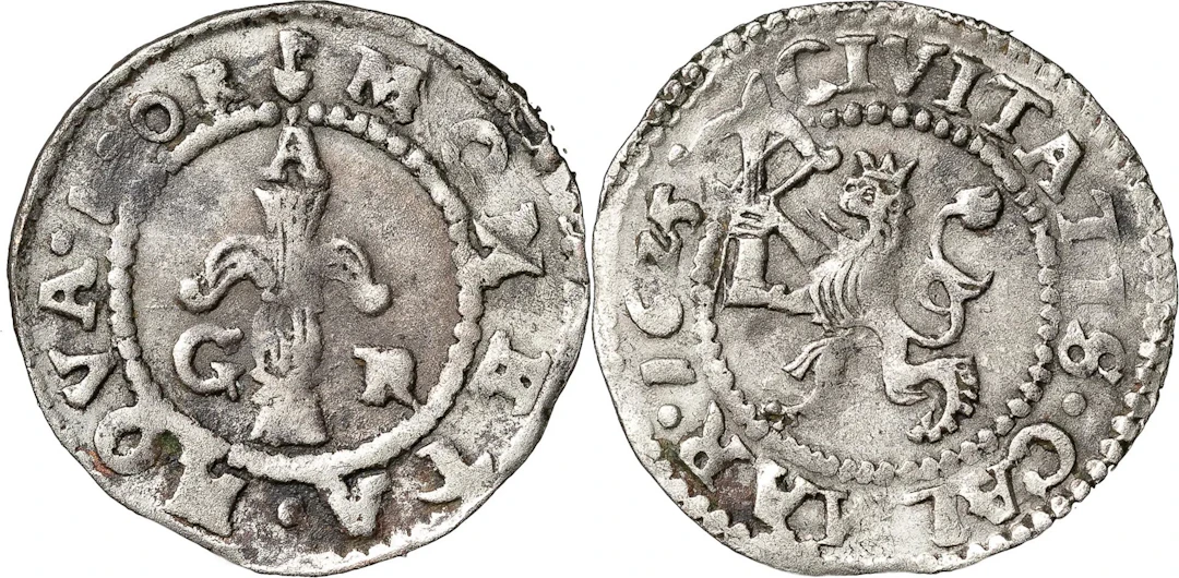 GUSTAV II ADOLF (1611-1632). KALMAR. Öre 1625