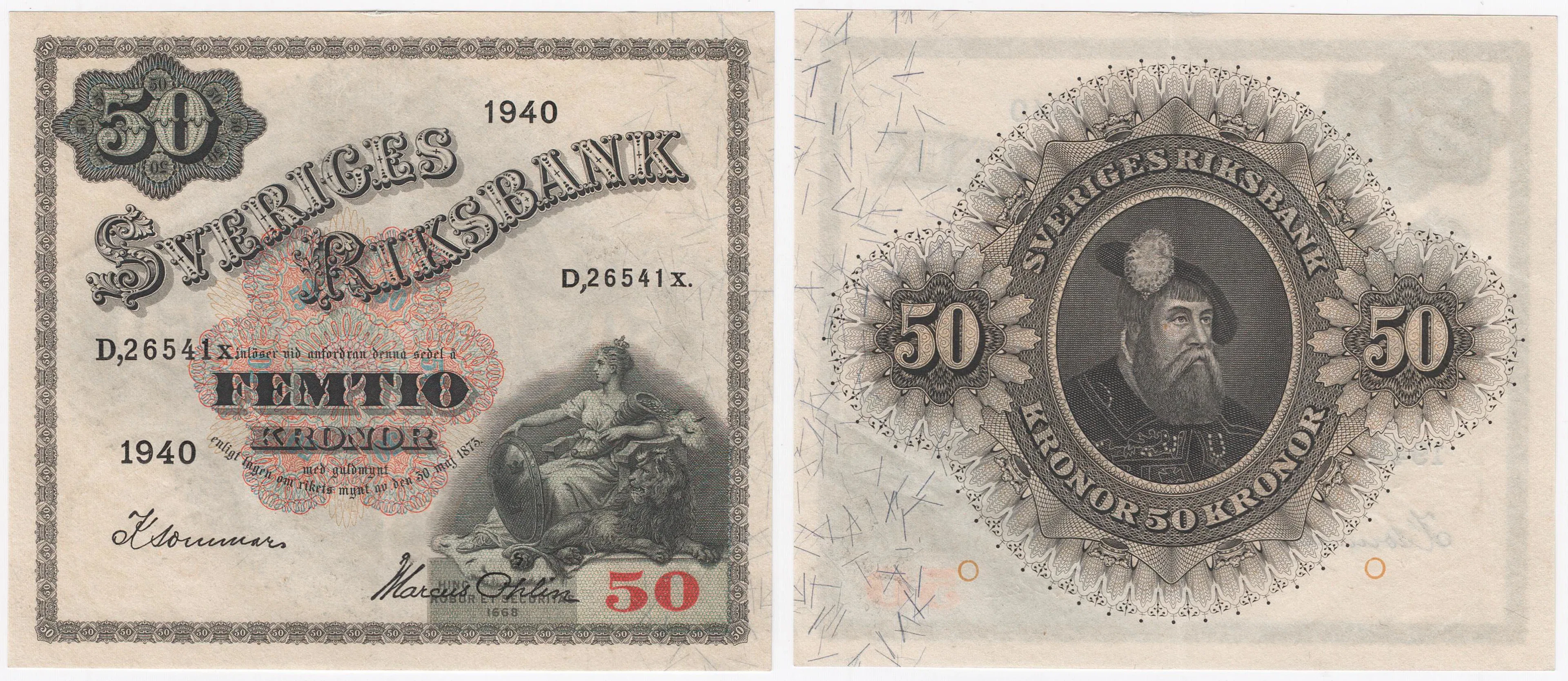 50 kronor 1940
