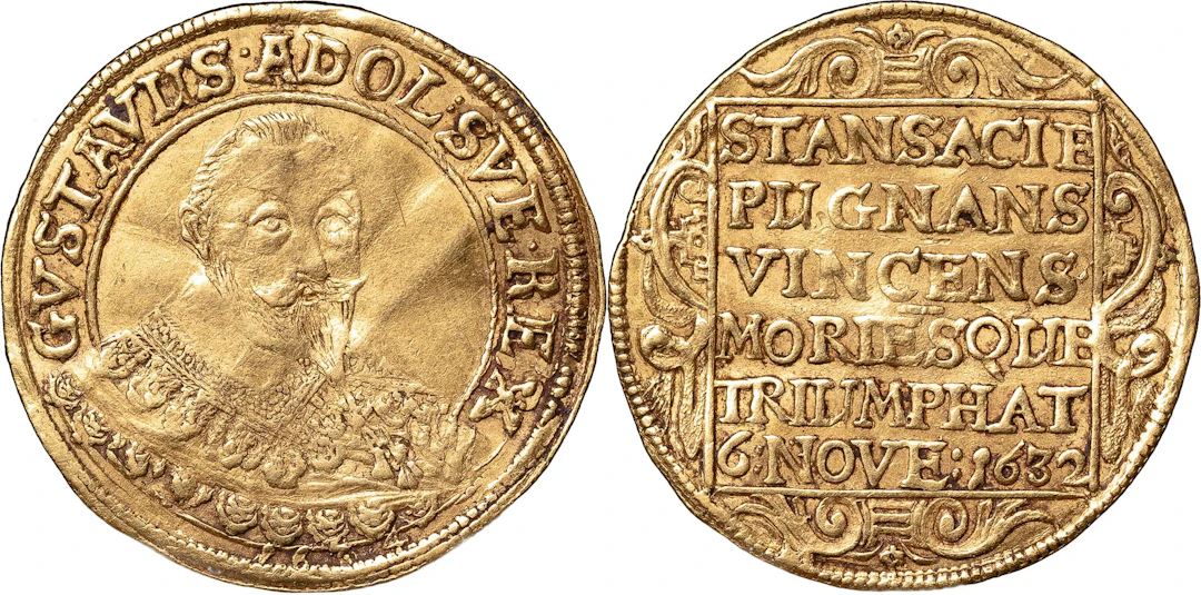GUSTAV II ADOLF (1611-1632). STOCKHOLM. Dukat 1634