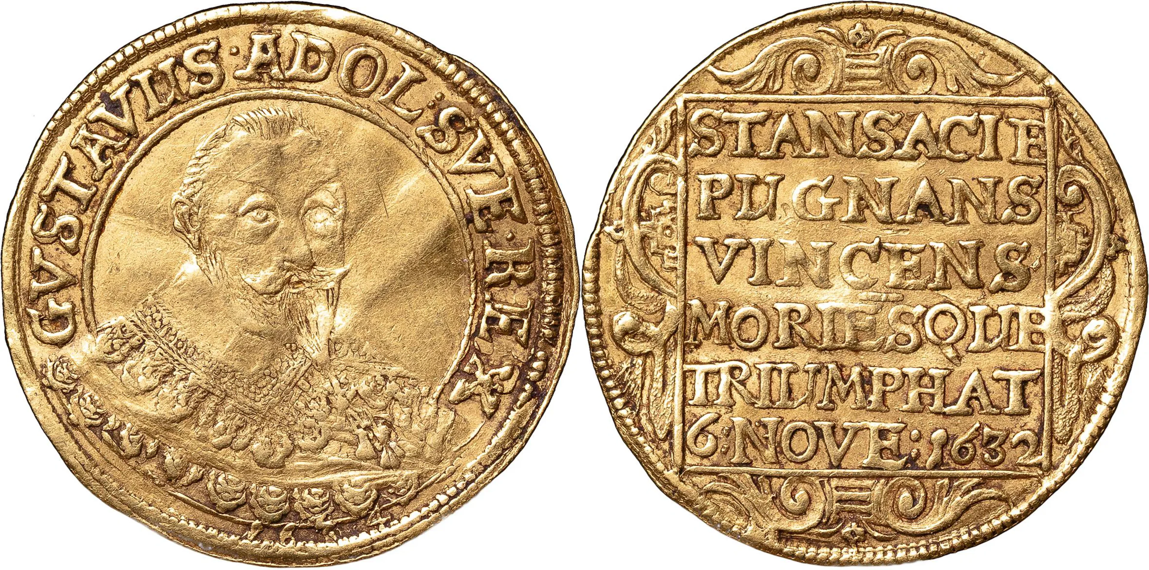 GUSTAV II ADOLF (1611-1632). STOCKHOLM. Dukat 1634