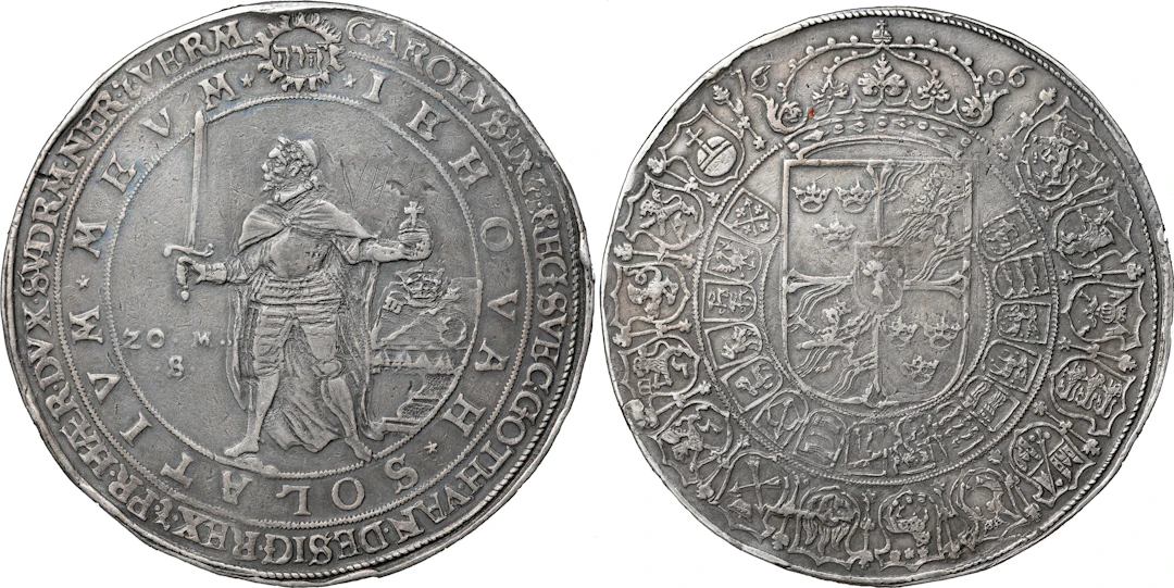 KARL IX (1604-1611). STOCKHOLM. 20 mark 1606