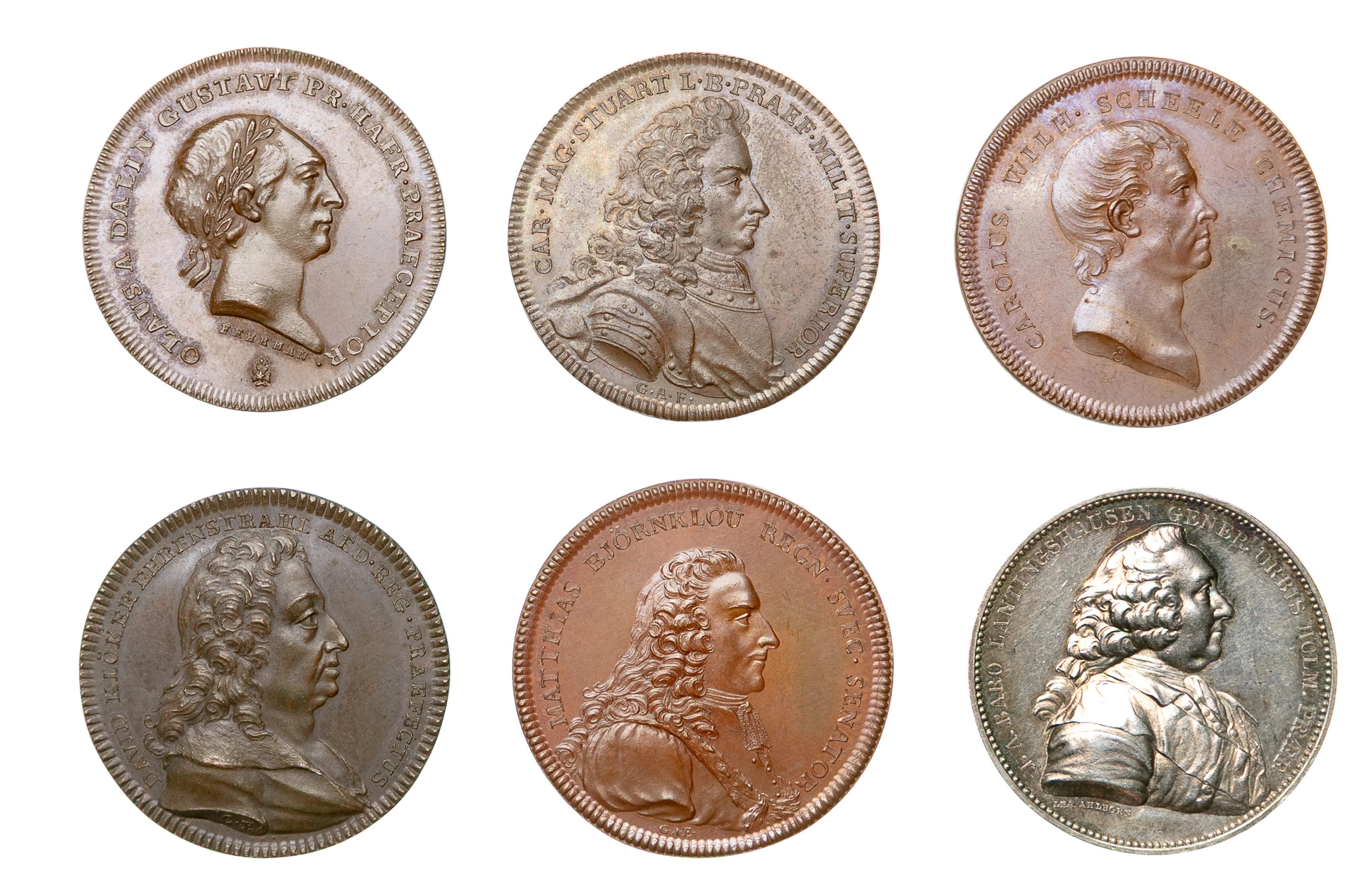 Svenska akademien. Lot of 5