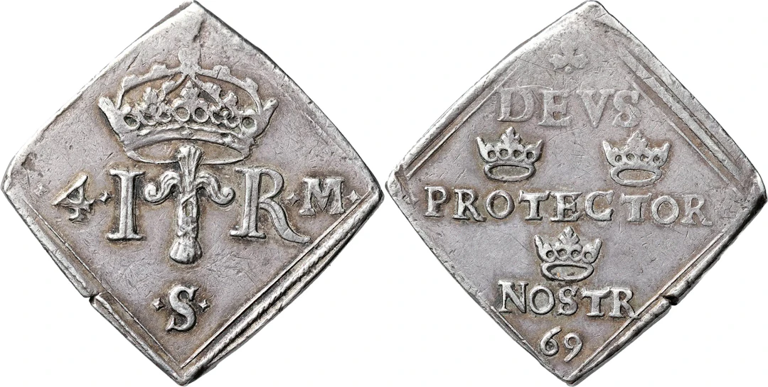 JOHAN III (1568-1592). STOCKHOLM. 4 mark 1569