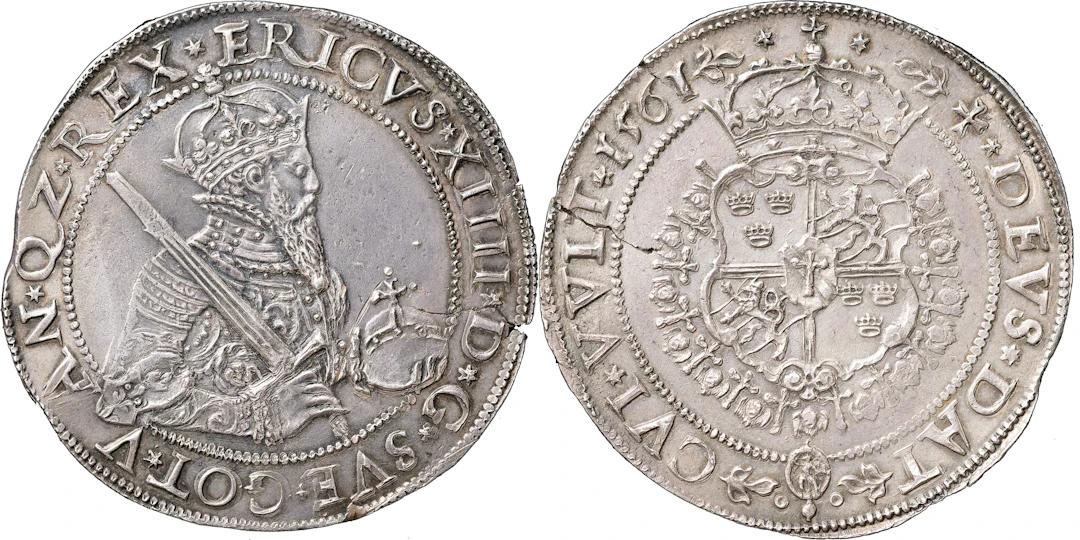 ERIK XIV (1560-1568). STOCKHOLM. Daler 1561