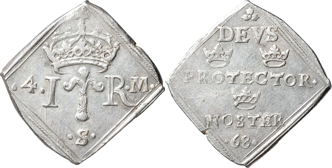 JOHAN III (1568-1592). STOCKHOLM. 4 mark 1568