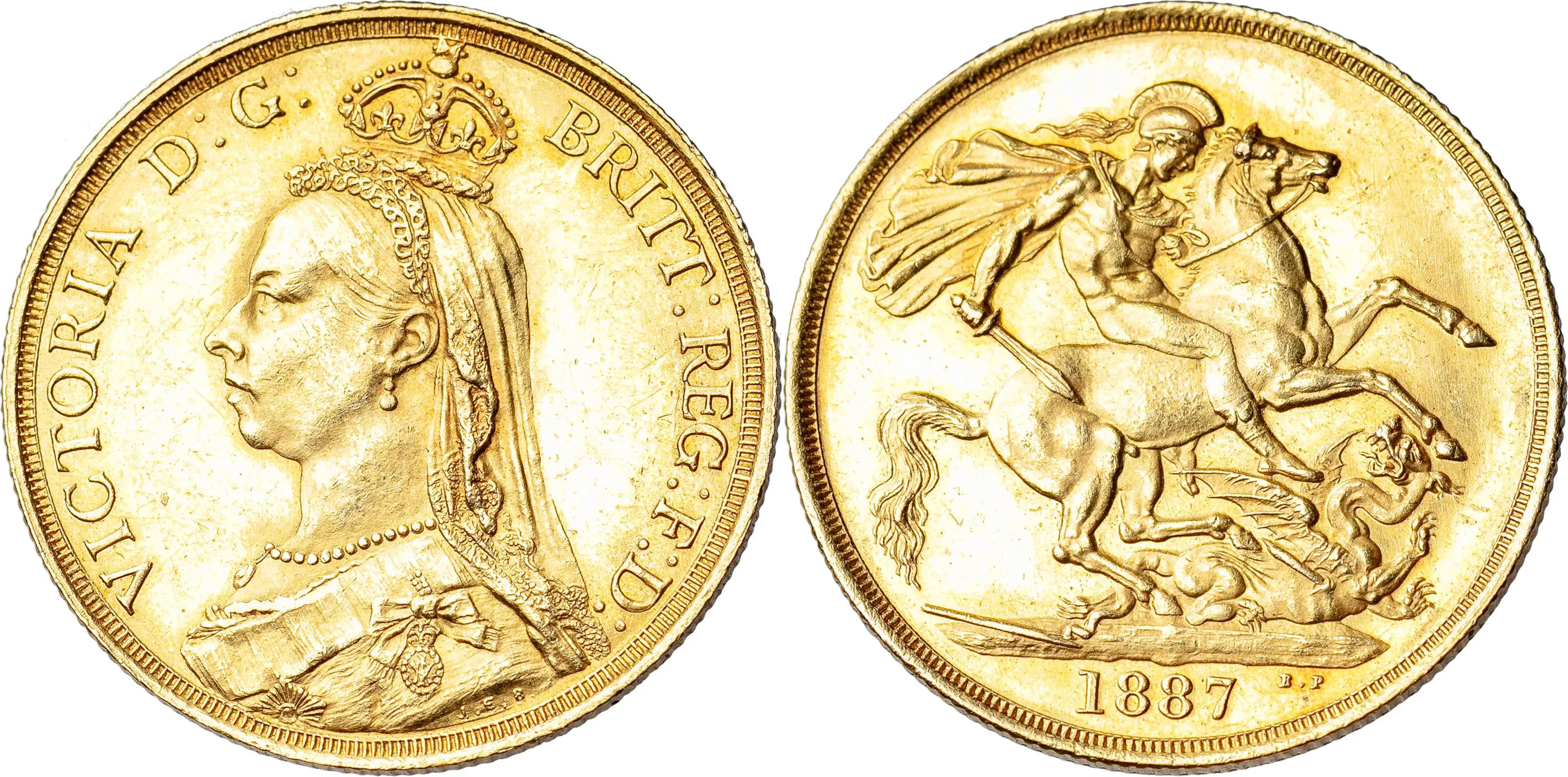 STORBRITANNIEN / GREAT BRITAIN. Victoria (1837-1901). 2 pounds 1887