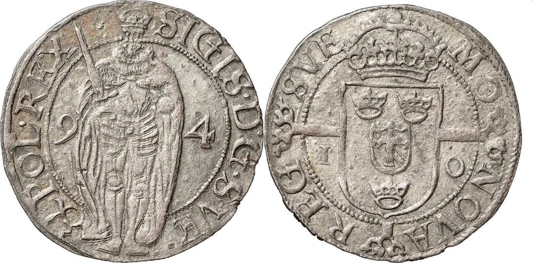 SIGISMUND (1592-1599). STOCKHOLM. Öre 1594