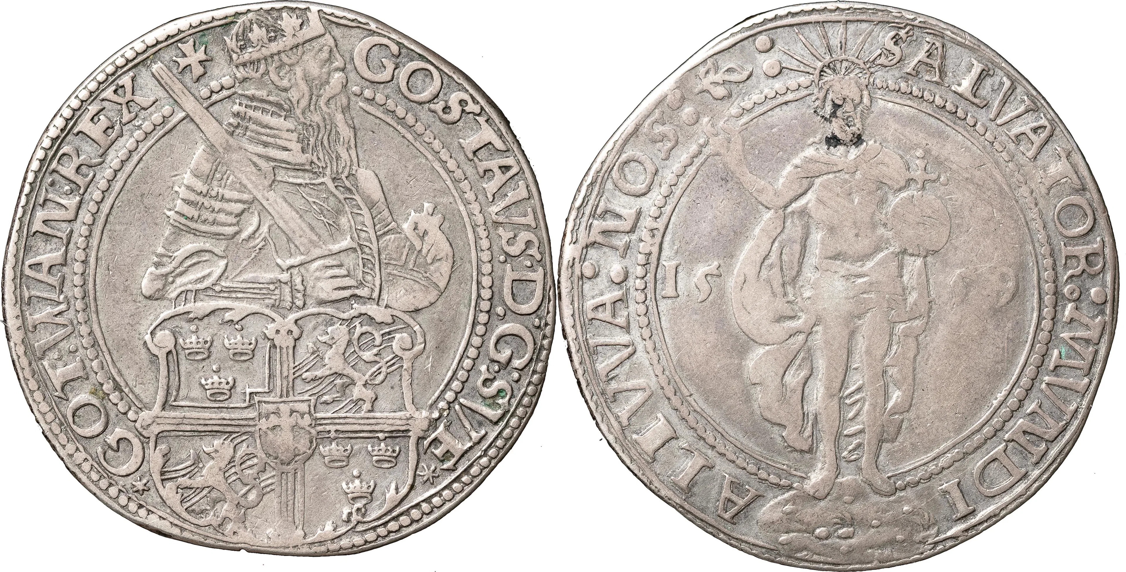 GUSTAV I (1523-1560). STOCKHOLM. Daler 1559