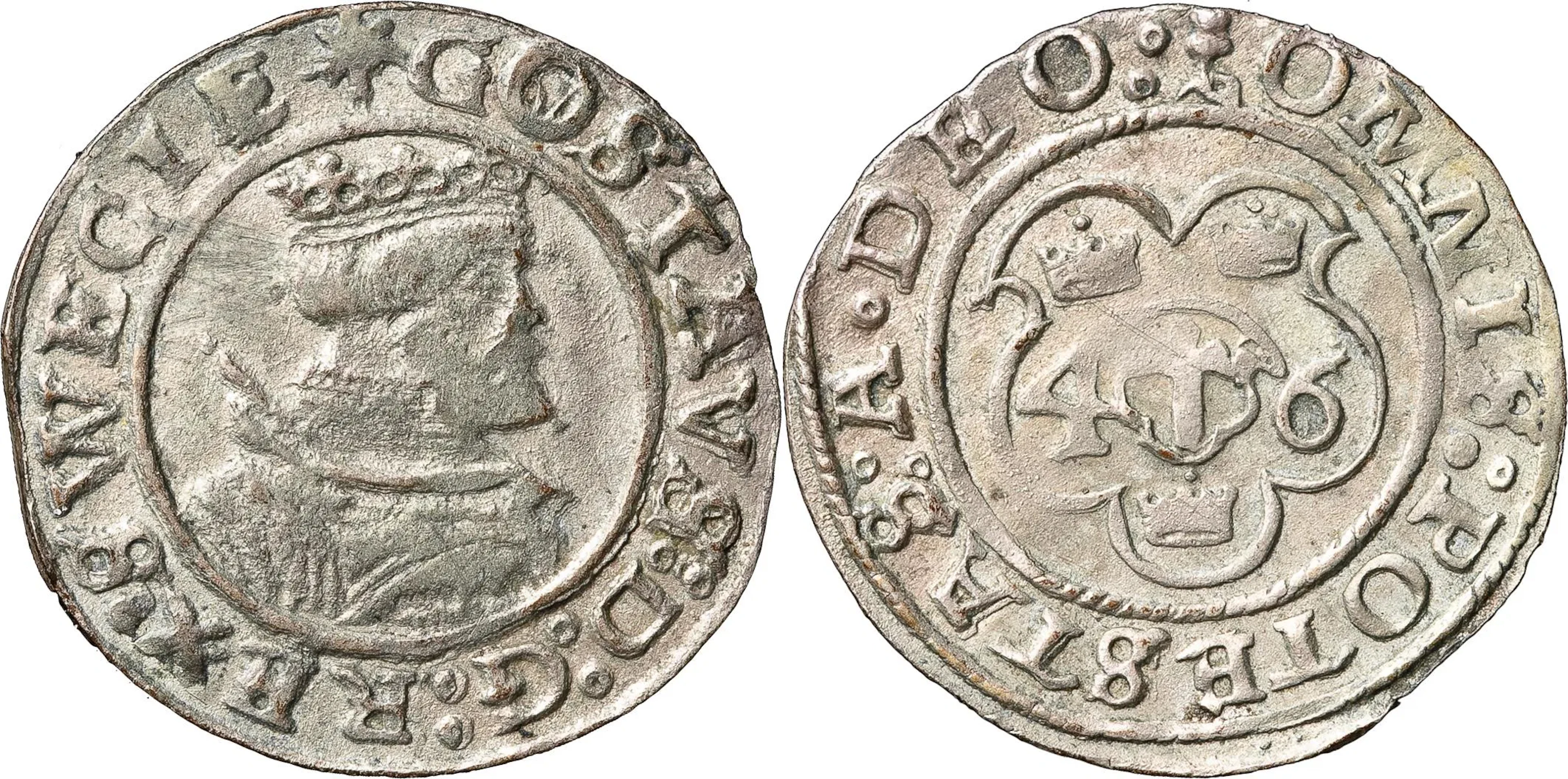 GUSTAV I (1523-1560). SVARTSJÖ. 2 öre 1546