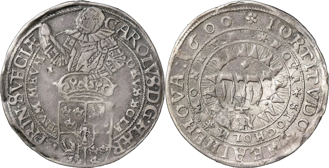 STOCKHOLM. Ort (1/4 daler) 1600