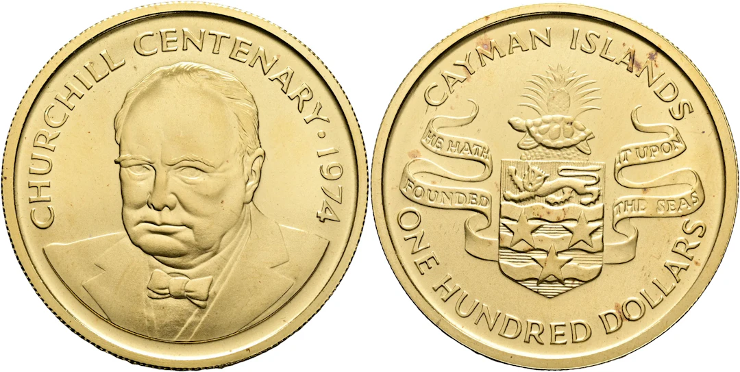 CAYMANÖARNA / CAYMAN ISLANDS. 100 dollars 1974