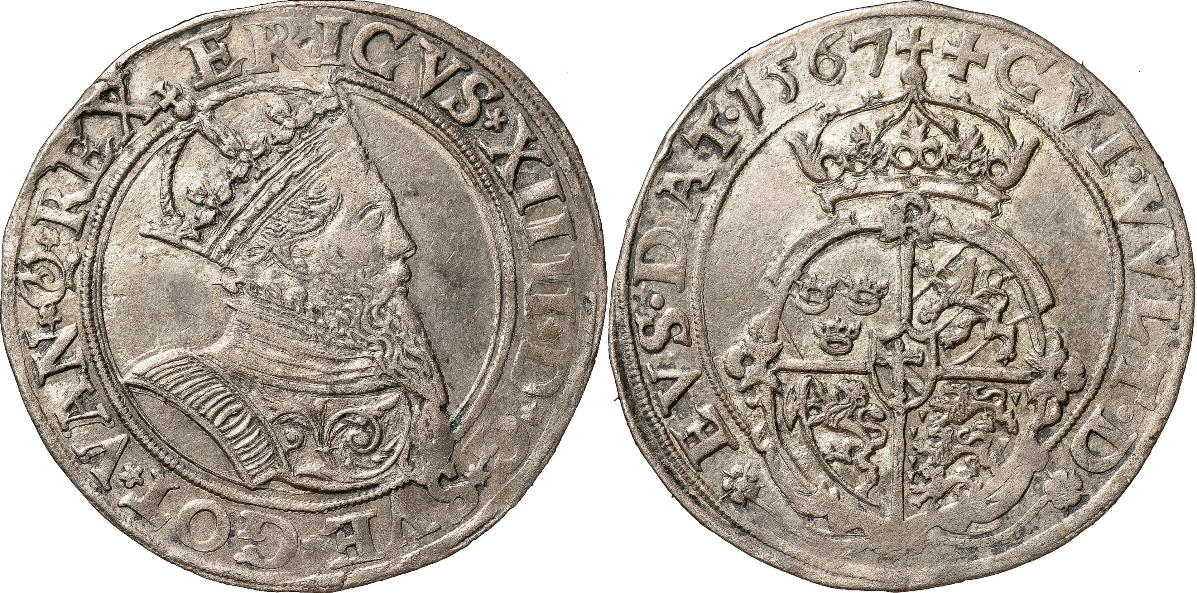 ERIK XIV (1560-1568). STOCKHOLM. Mark 1567