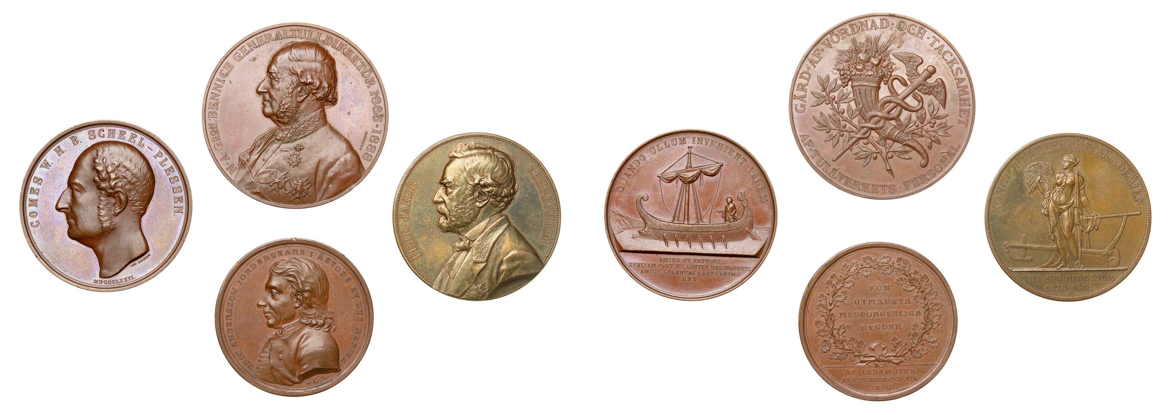 Framstående män, Lot of 4.