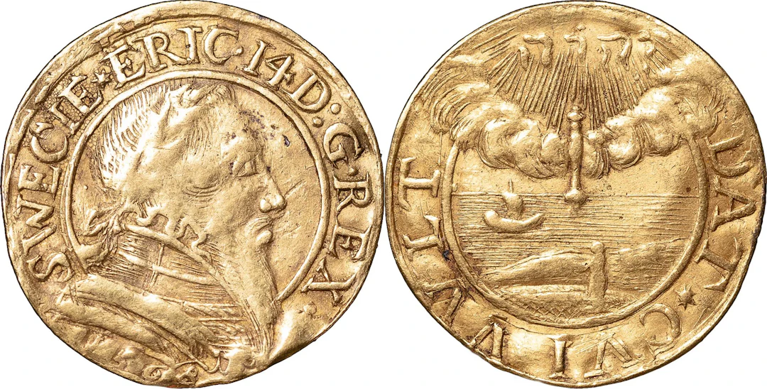ERIK XIV (1560-1568). STOCKHOLM. "Ungersk gyllen"