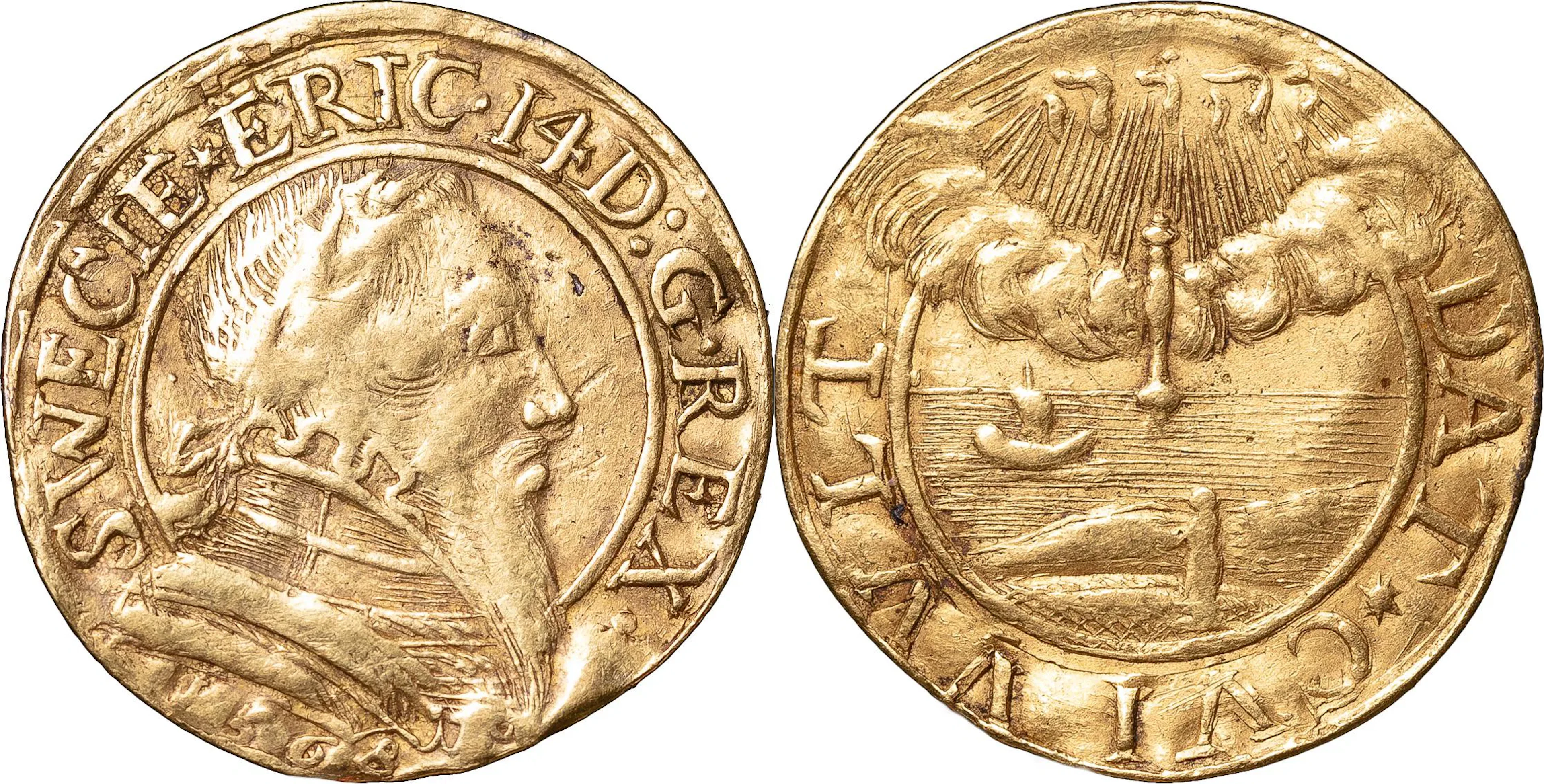 ERIK XIV (1560-1568). STOCKHOLM. "Ungersk gyllen"