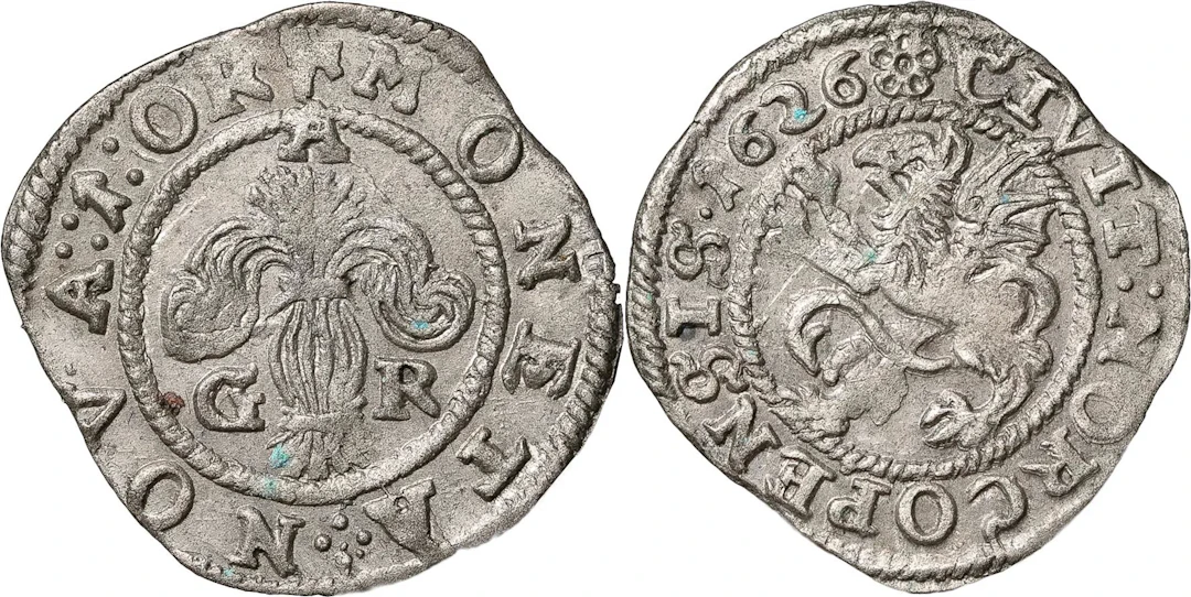 GUSTAV II ADOLF (1611-1632). NORRKÖPING. Öre 1626