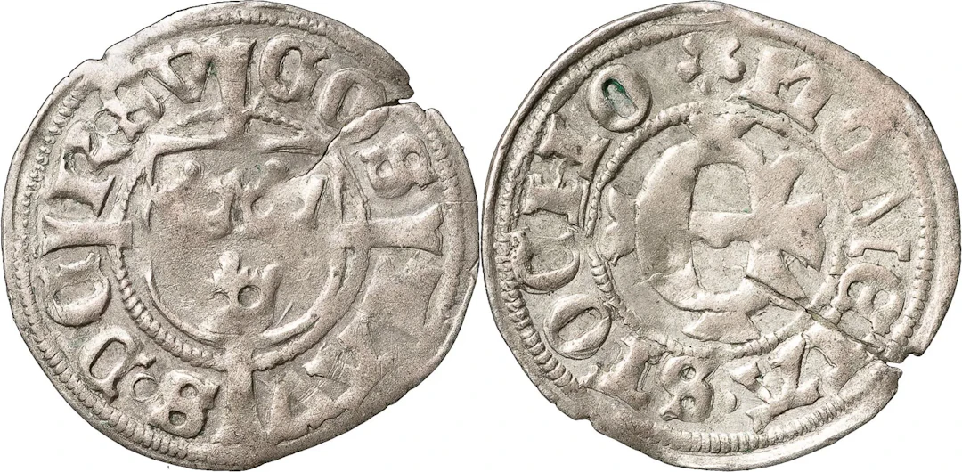 GUSTAV I (1523-1560). STOCKHOLM. Gammal örtug / 3/4 öre utan årtal