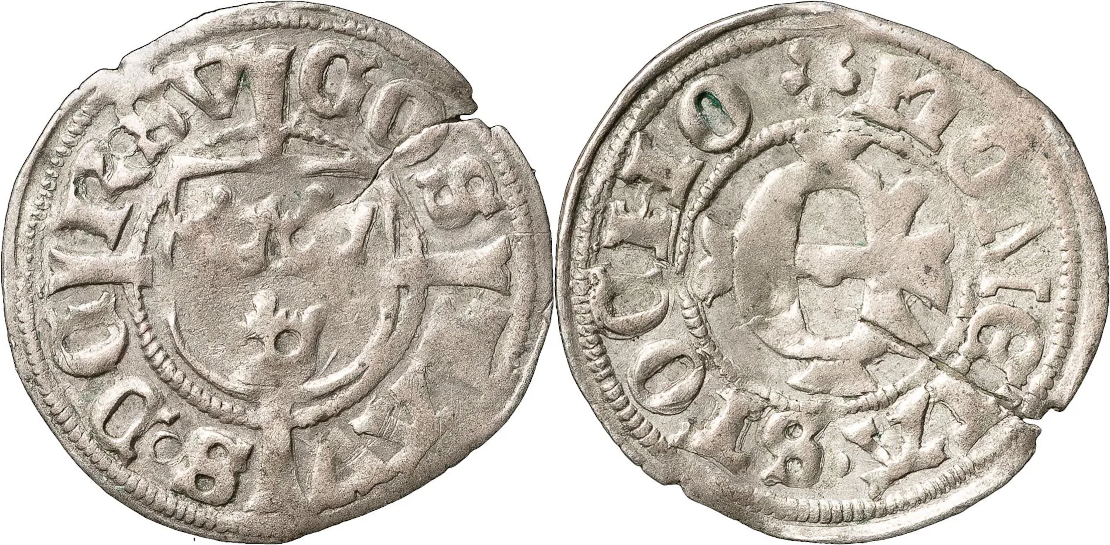 GUSTAV I (1523-1560). STOCKHOLM. Gammal örtug / 3/4 öre utan årtal