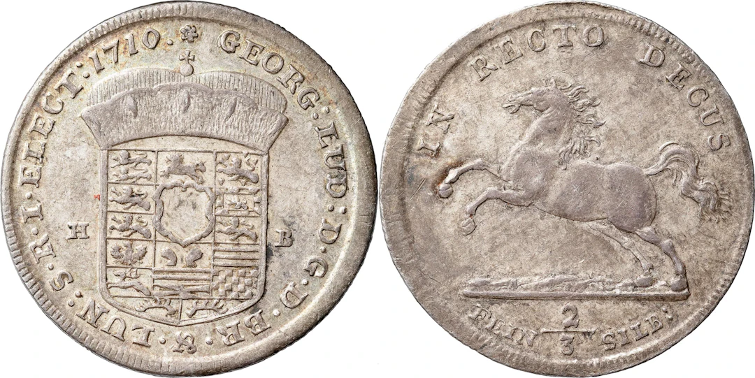 TYSKA STATER / GERMAN STATES. BRAUNSCHWEIG-LÜNEBURG. Georg Ludwig (1698-1727)