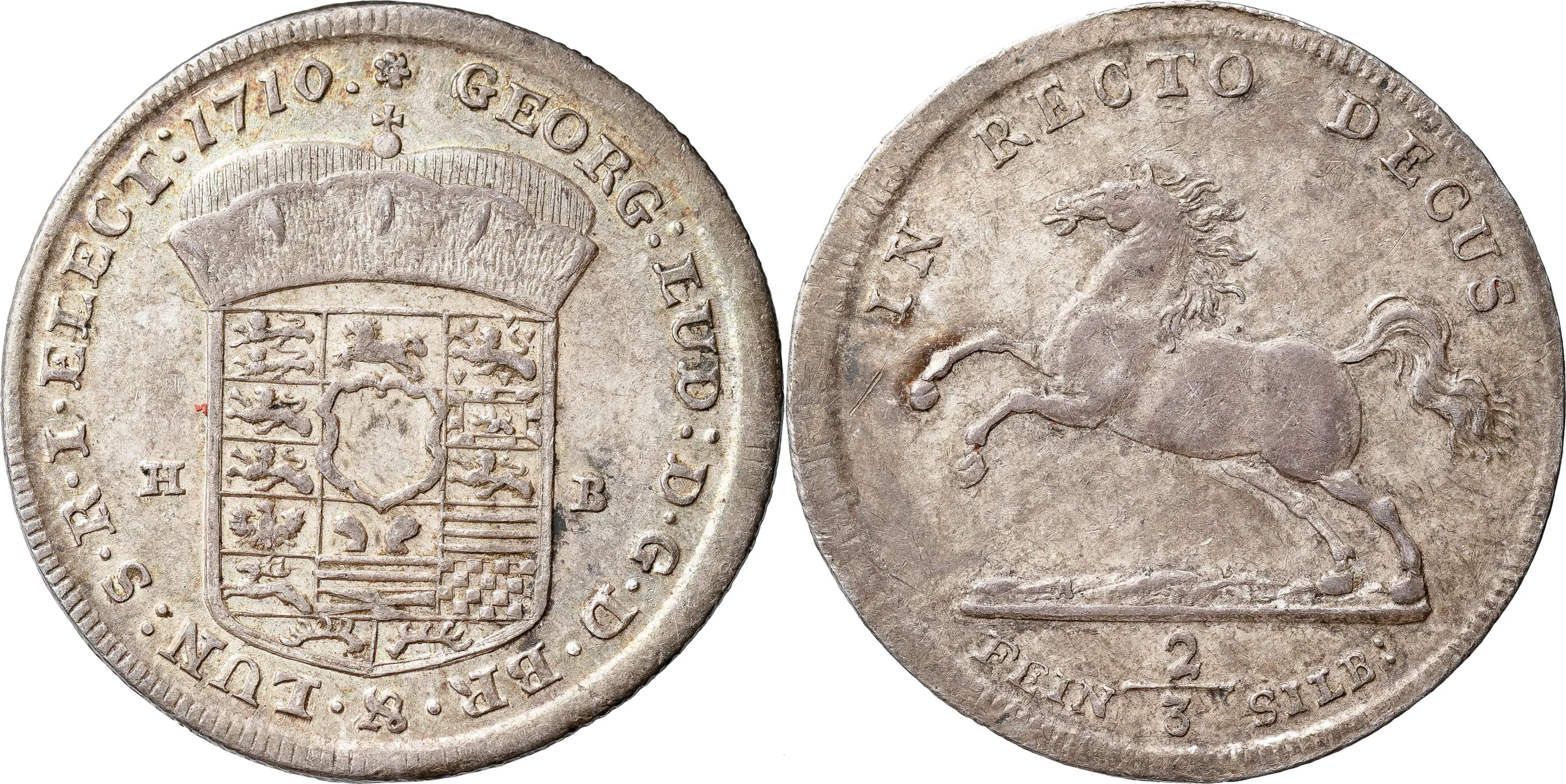 TYSKA STATER / GERMAN STATES. BRAUNSCHWEIG-LÜNEBURG. Georg Ludwig (1698-1727)