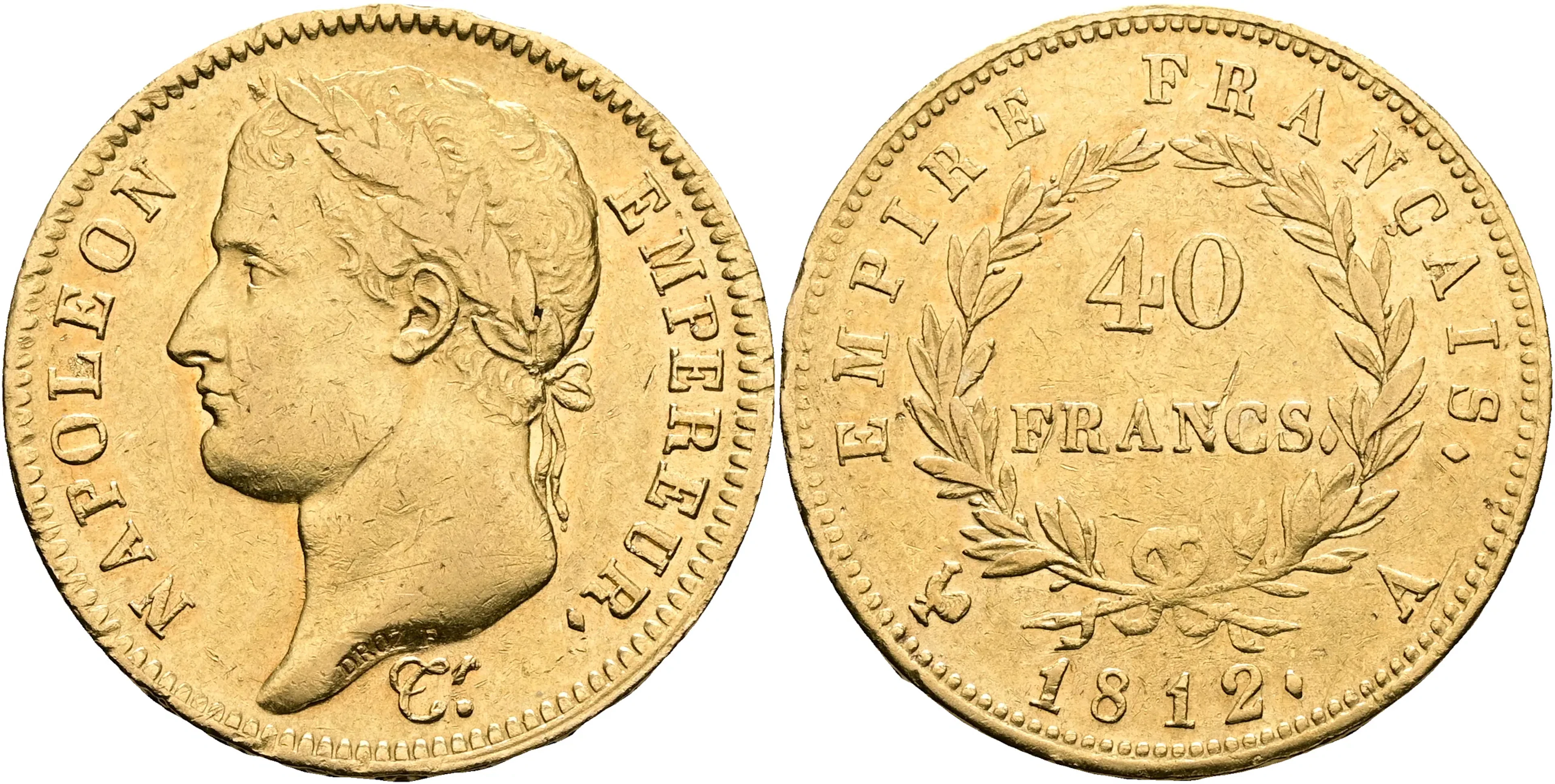 FRANKRIKE / FRANCE. 40 francs 1812
