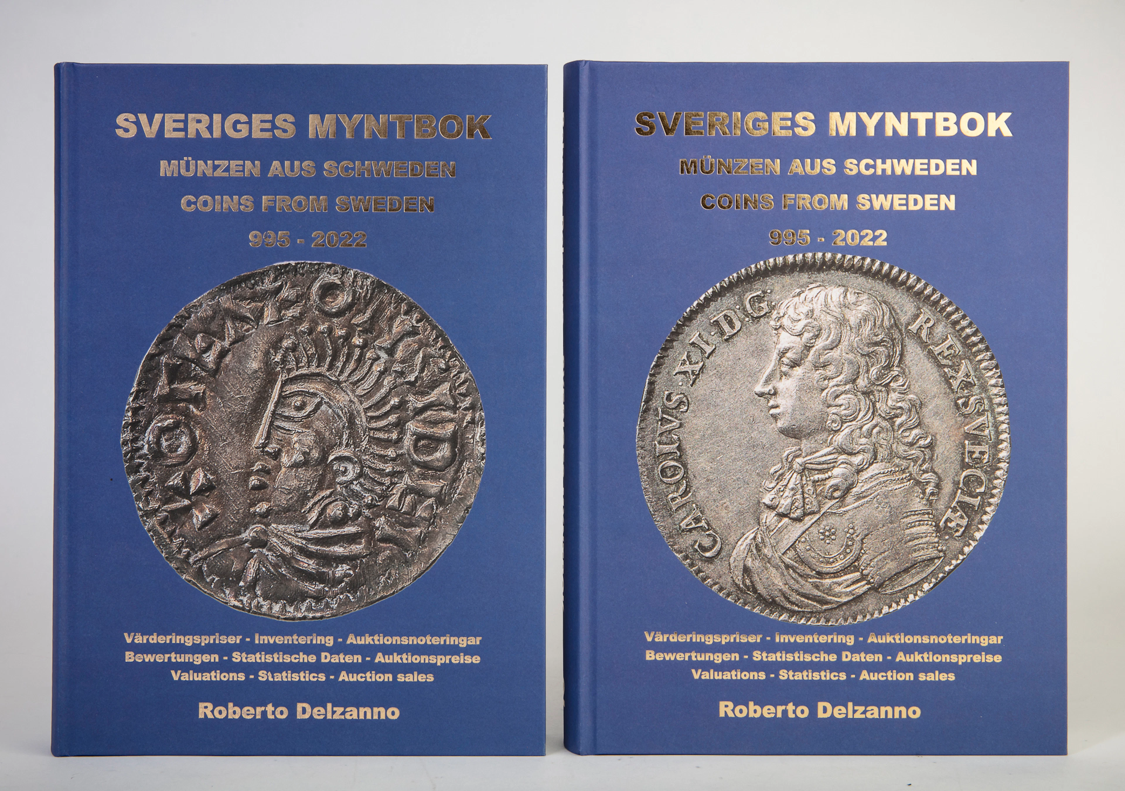 DELZANNO, R. Sveriges Guldmynt + Sveriges myntbok.