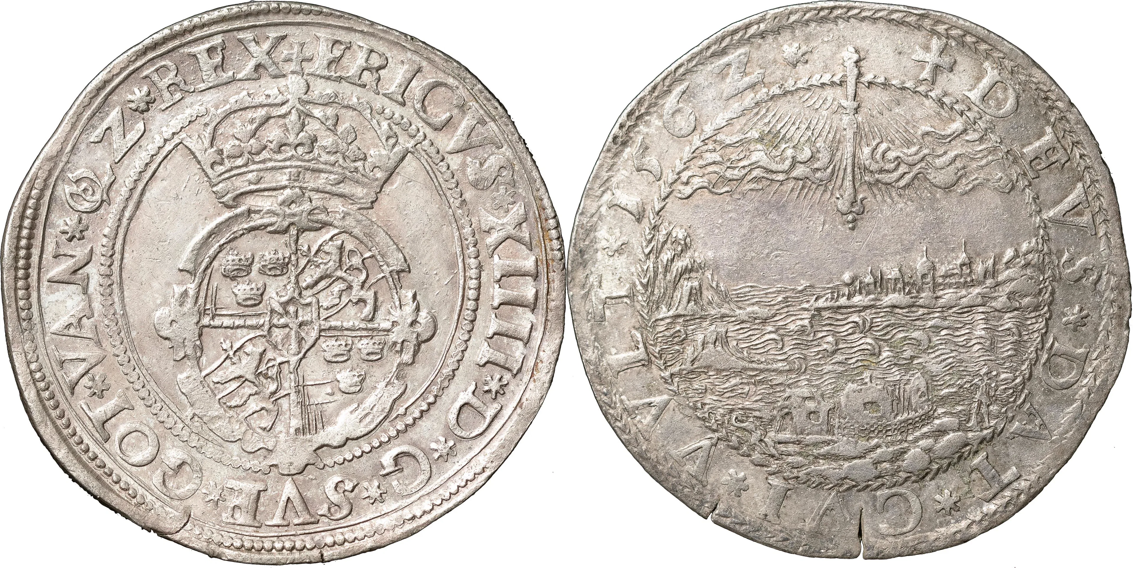 ERIK XIV (1560-1568). STOCKHOLM. 3 mark 1562